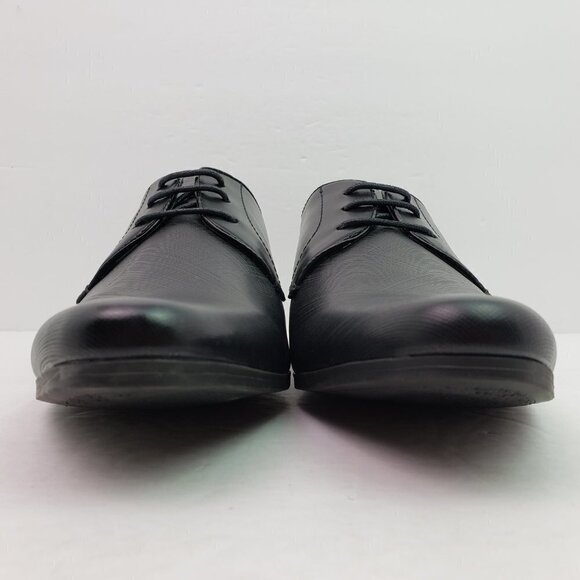 Boohoo MAN Embossed Vamp Smart Mens Size 10 Black Formal Dress Shoes MZZ65877-10 main image 4